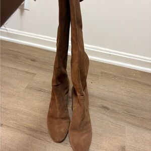 Michael Kors Tall Suede Over-the-Knee Boots in Chestnut